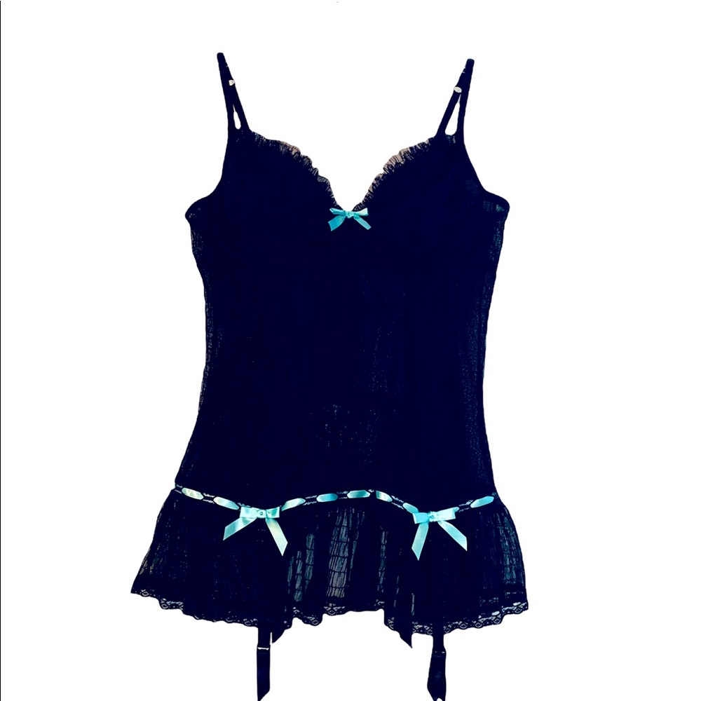 Corset style sheer lingerie